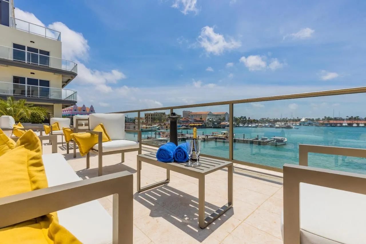 Hh-2Bstd614 - All Shades Of Blue Oceanfront Luxury Condo, Oranjestad 0*,